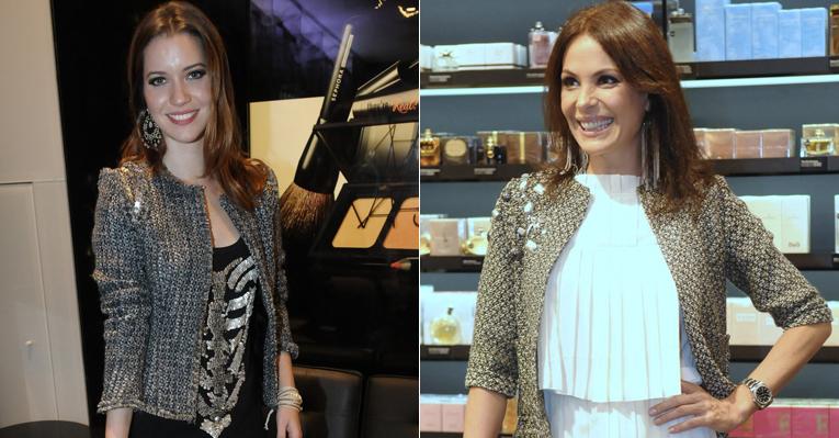 Nathalia Dill e Carolina Ferraz prestigiam lançamento de loja em São Paulo