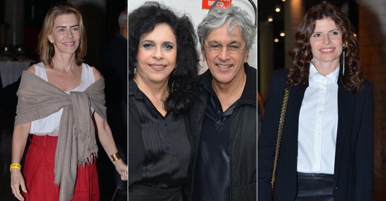 Atores da Globo aplaudem show de Gal Costa no Rio de Janeiro