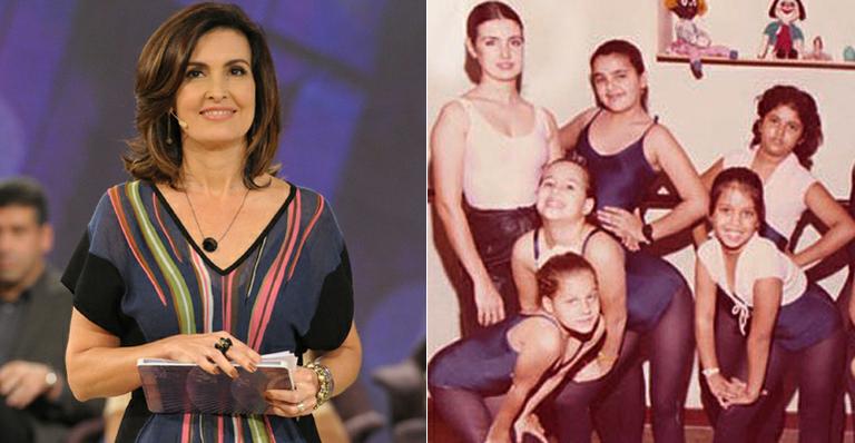 Veja foto de Fátima Bernardes em seu primeiro emprego: professora de balé