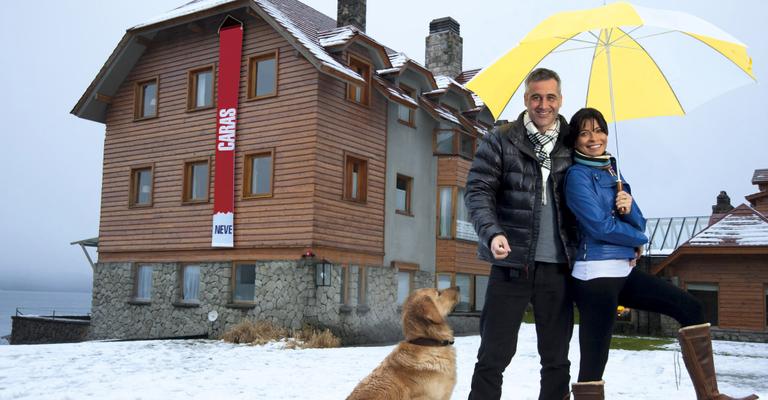 Ana Lima faz sua estreia na neve