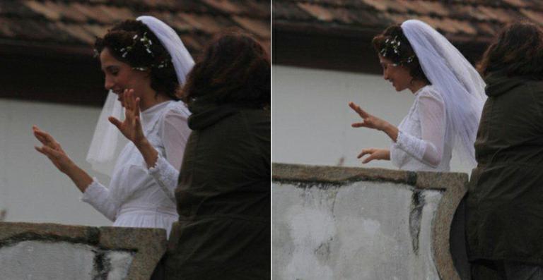 Camila Pitanga grava vestida de noiva para nova novela das 6, ‘Lado a Lado’