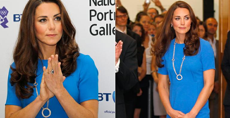 Kate Middleton exibe colar de 78 mil dólares em exposição