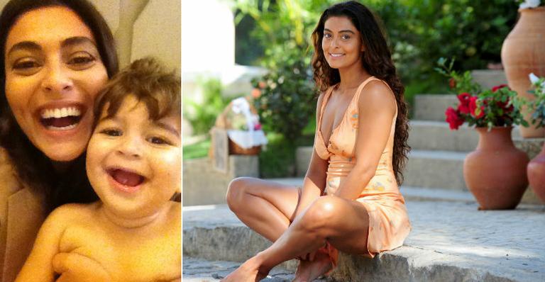 Filho ajuda Juliana Paes a compor Gabriela