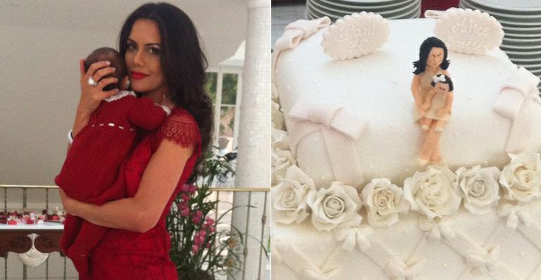 Daniela Albuquerque completa 30 anos e comemora com Alice