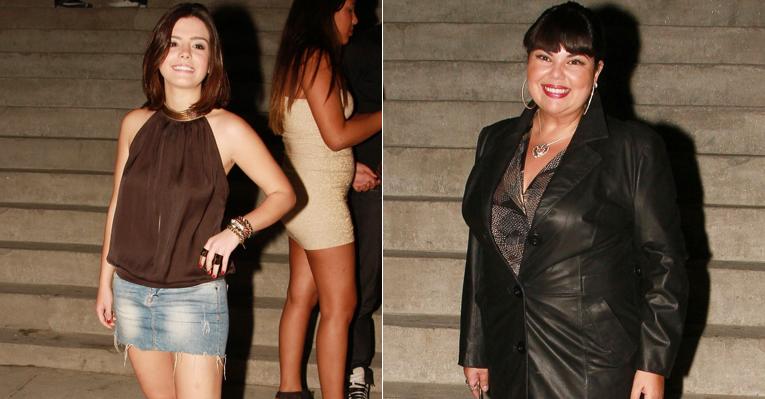 Giovanna Lancellotti e Fabiana Karla vão ao show do Harmonia do Samba no Rio