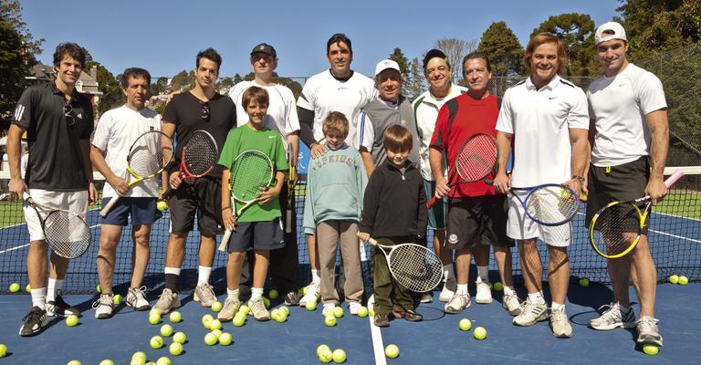 Famosos disputam torneio de tênis em Campos do Jordão