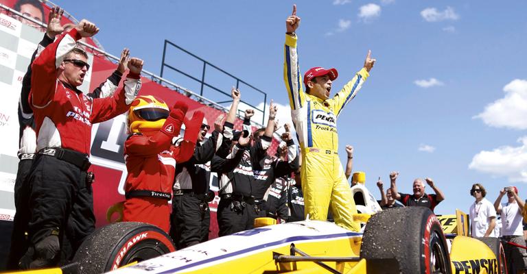 Helio Castroneves vence a 11ª etapa da Fórmula Indy