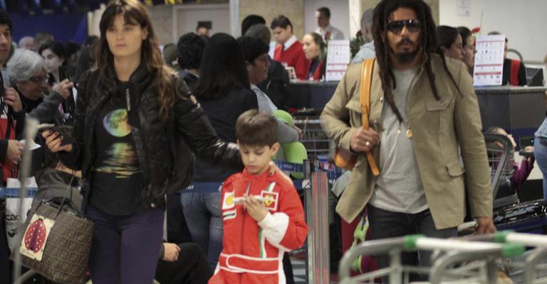 Isabeli Fontana viaja com Rohan Marley para Nova York