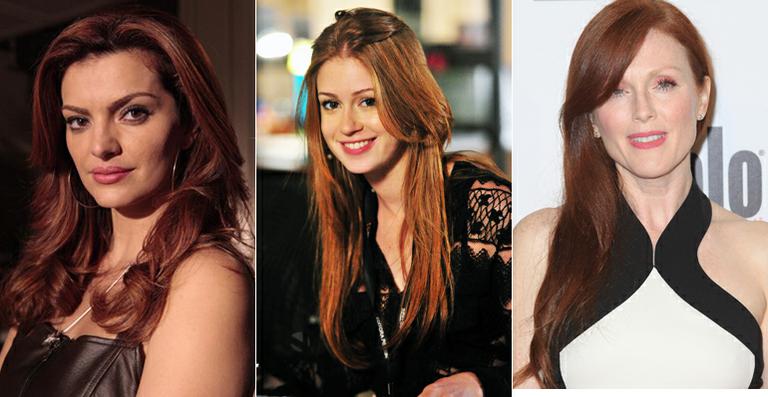 Os cabelos ruivos que fazem sucesso entre as celebridades
