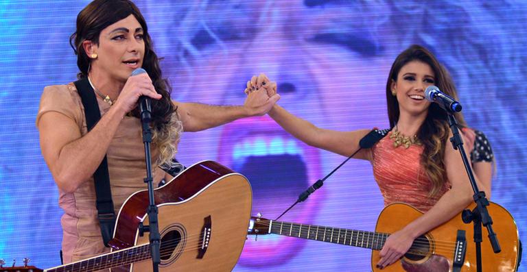 Rodrigo Faro imita Paula Fernandes em ‘O Melhor do Brasil’
