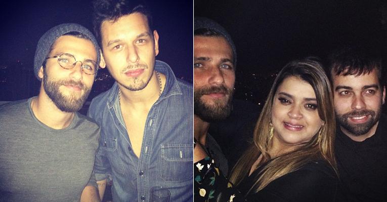 Após separação, Bruno Gagliasso volta a badalar com amigos