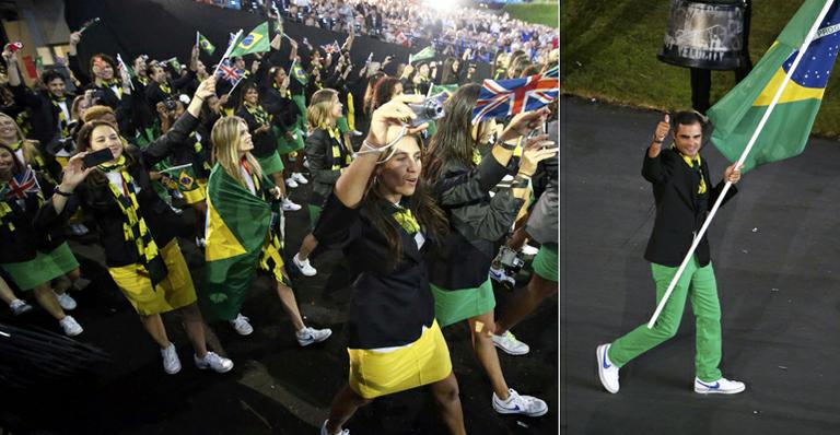 O DIA EM RESUMO: Rodrigo Pessoa leva bandeira brasileira no desfile da delegação em Londres