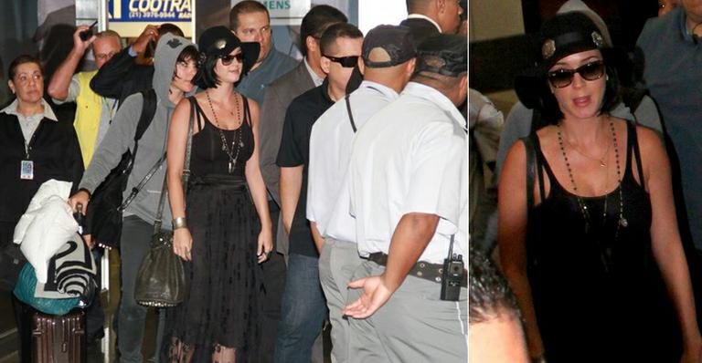 Katy Perry chega ao Brasil para divulgar filme