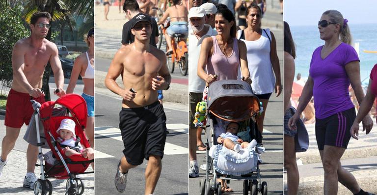 No Rio de Janeiro, famosos aproveitam o domingo de sol