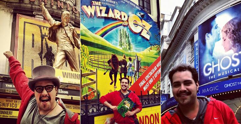 Tiago Abravanel faz maratona de musicais em Londres