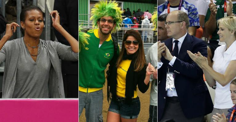 Celebridades marcam presença na Olimpíada de Londres