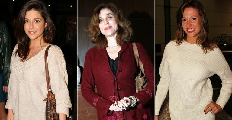 Estrelas conferem peça de Alinne Moraes em São Paulo