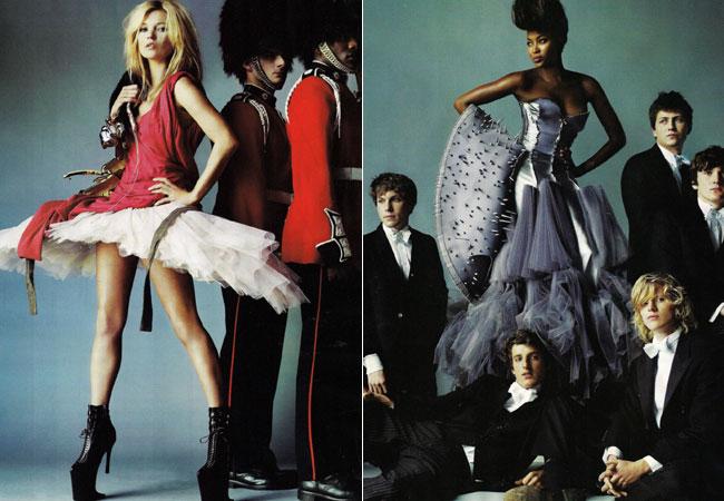 As amigas Kate Moss e Naomi Campbell aceitam desfilar por R$ 3,20
