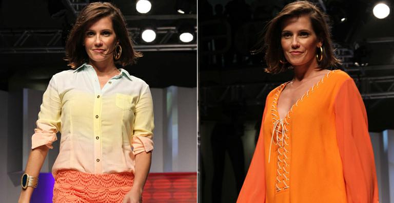 Deborah Secco brilha em desfile de moda