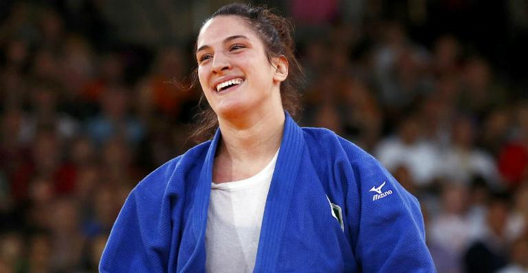 Judoca Mayra Aguiar conquista medalha de bronze em Londres