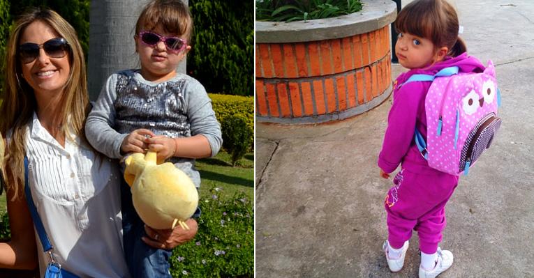 O primeiro dia de aula de Rafaella Justus. ‘Que emoção’, postou a mamãe Ticiane Pinheiro