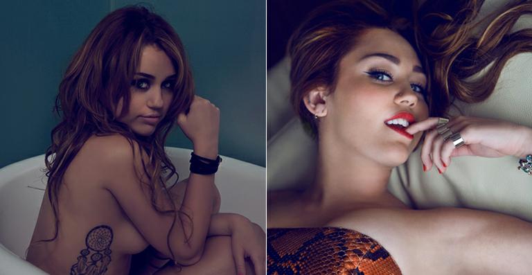 Fotógrafo revela ensaio sensual de Miley Cyrus para o noivo