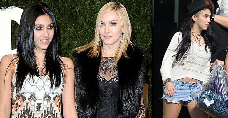 Madonna odeia o cabelo raspado da filha Lourdes Maria