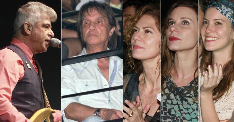 Lulu Santos homenageia Erasmo Carlos e Roberto Carlos com plateia repleta de vips