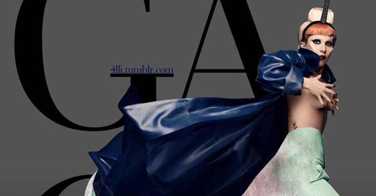 Lady Gaga surge metade unicórnio em campanha