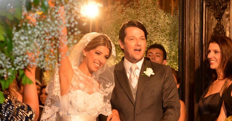 A SEMANA: Casamento de Marcelo Serrado e Roberta Fernandes