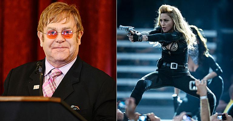 Elton John diz que Madonna é uma ‘stripper de quinta categoria’