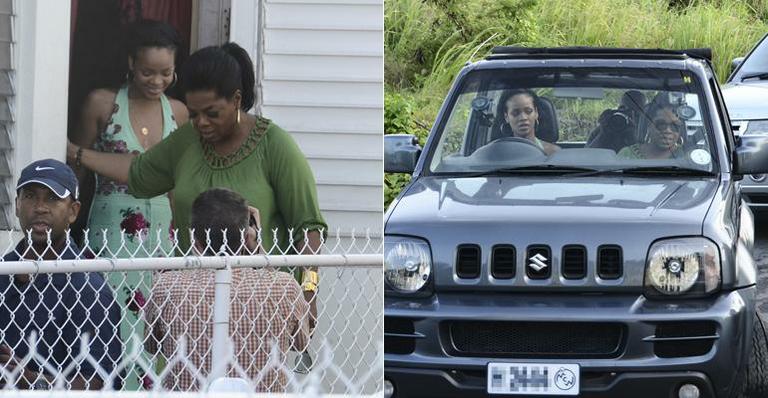 Rihanna apresenta Barbados à Oprah Winfrey