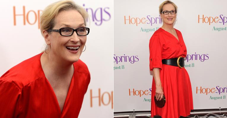 Bem humorada, Meryl Streep lança comédia em Nova York