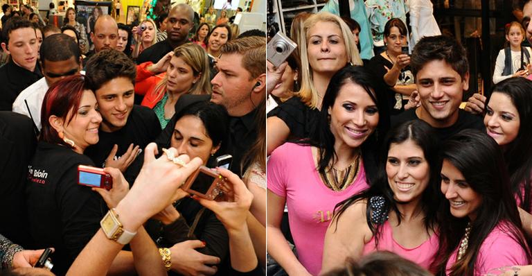 Sucesso em ‘Avenida Brasil’, Daniel Rocha causa histeria em Santa Catarina
