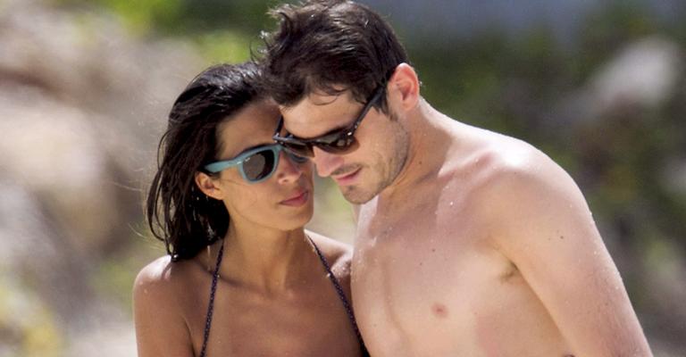 Iker Casillas e Sara Carbonero descansam no Caribe