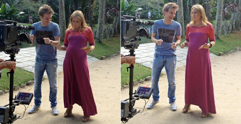 Angélica dança ‘Ai Se Eu Te Pego’ com Michel Teló