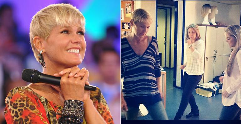 Xuxa ensaia coreografias dos anos 90 com as paquitas