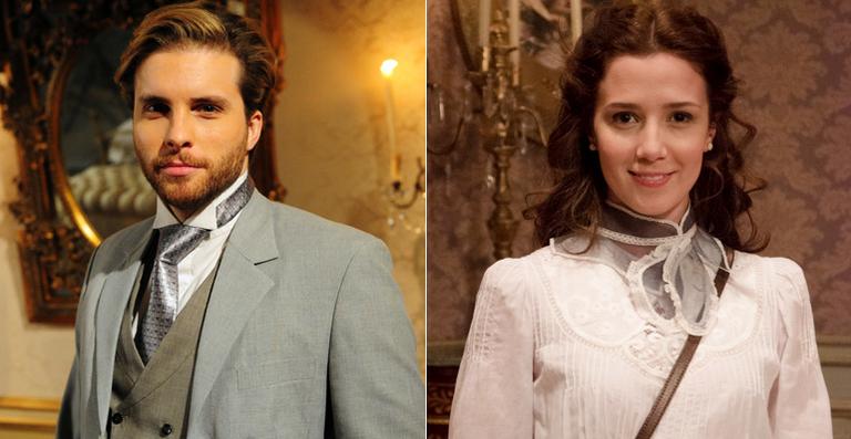 A história de amor dos personagens de Thiago Fragoso e Marjorie Estiano em ‘Lado a Lado’