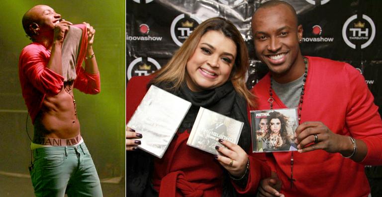 Thiaguinho arranca suspiros em show com Preta Gil