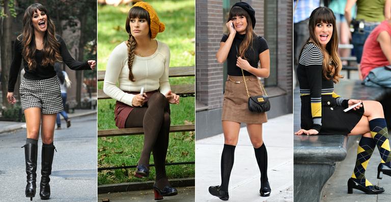 Os looks de Lea Michele para o retorno de ‘Glee’