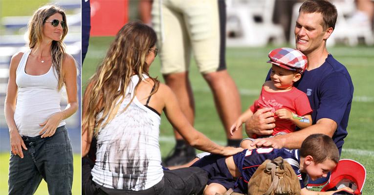 Felicidade pura da mamãe Gisele Bündchen e sua família