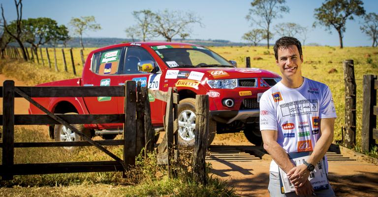 Carlos Casagrande mostra o seu lado aventureiro em rali
