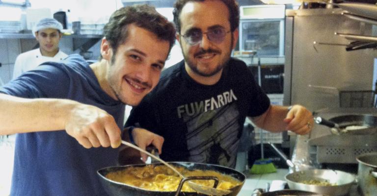Jayme Matarazzo cria prato a convite do chef Isaac Azar