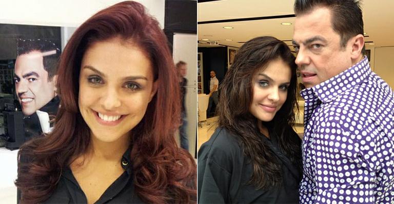 Paloma Bernardi fica ruiva para nova novela das 9, ‘Salve Jorge’
