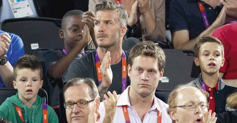 David Beckham aplaude final olímpica
