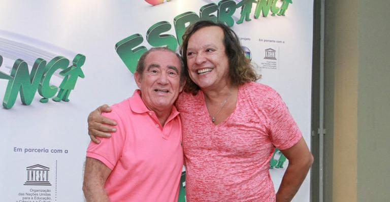 Renato Aragão e Wolf Maya falam sobre o ‘Criança Esperança’