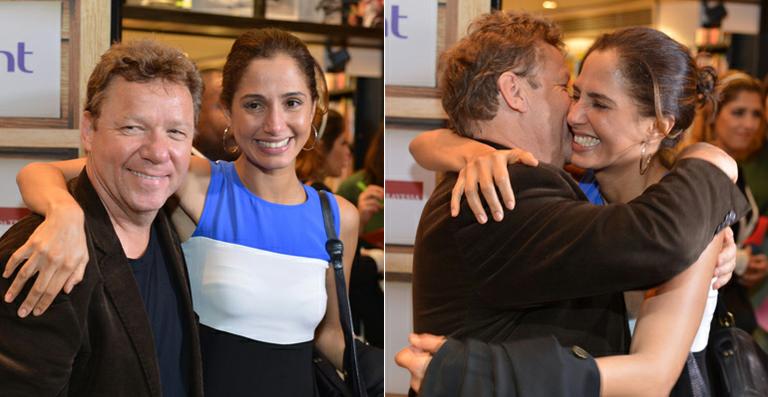 Camila Pitanga prestigia lançamento do livro do chef Claude Troisgros