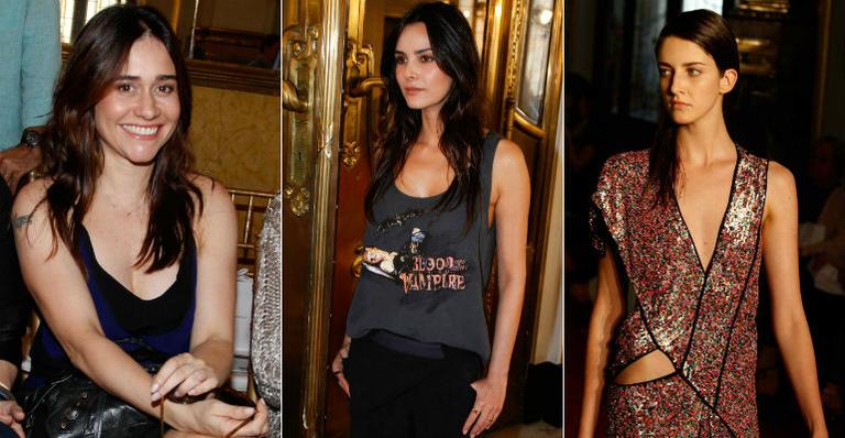 Alessandra Negrini prestigia desfile de Cris Barros