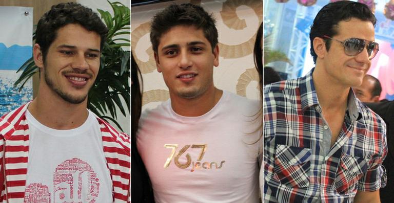 José Loreto, Daniel Rocha e Carlos Machado causam tumulto em Santa Catarina