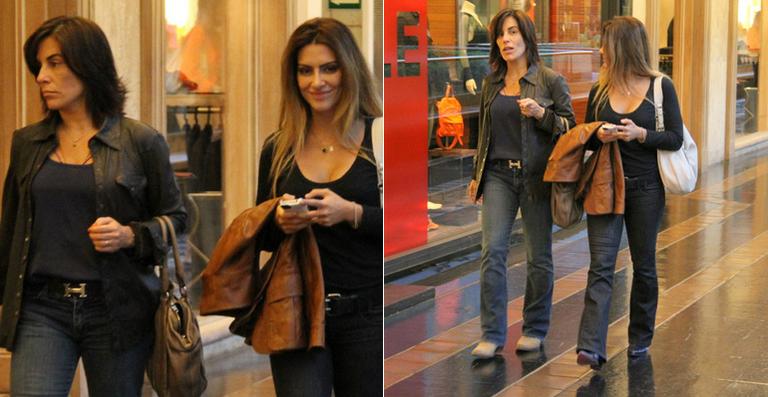 Gloria Pires e Cleo Pires em momento de mãe e filha